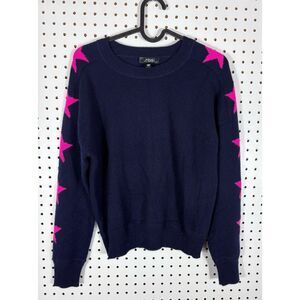 Aqua Girls star sleeve cashmere sweater size L